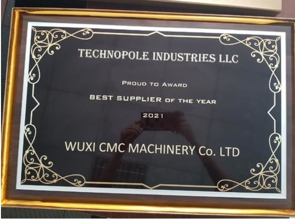 China Wuxi CMC Machinery Co.,Ltd Certificaten