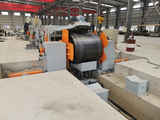 8 m lichtmast op lengte gesneden lijn taps toelopende snijlijn