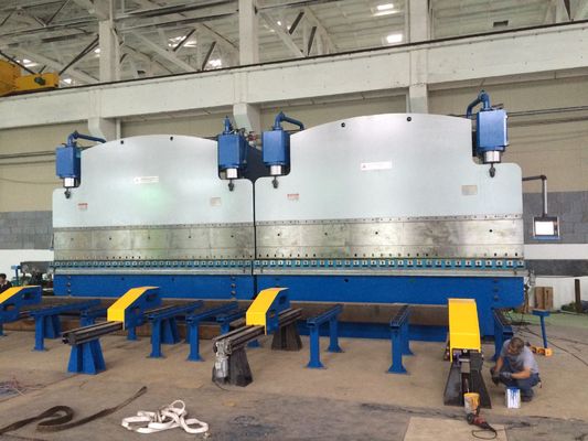 CNC tandem hydraulische persrem met 2X1200 ton werkkracht en 2X6250 mm tafellengte voor een lange levensduur