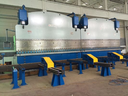 CNC tandem hydraulische persrem met 2X1200 ton werkkracht en 2X6250 mm tafellengte voor een lange levensduur