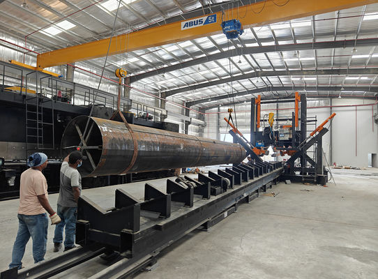 HM1200 Diameter 1200mm gesloten lasmachine voor longitudinaal naad lassen