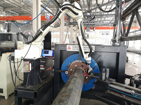 Robotbasis plaat lassen machine voor licht paal model RW-120/300