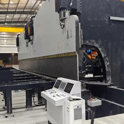 CNC Tandem Hydraulische persrem met 320 ton arbeidskracht en 6000 mm tafellengte met DELEM DA53T CNC-systeem