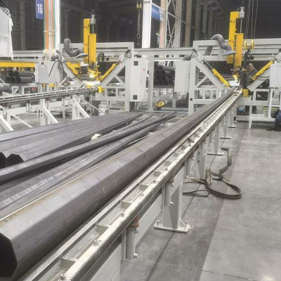 12 m Pulse MIG CNC-poolgesloten lassen | Straatlantaarnpaallasmachine