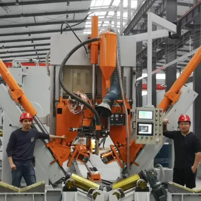 12 m Pulse MIG CNC-poolgesloten lassen | Straatlantaarnpaallasmachine