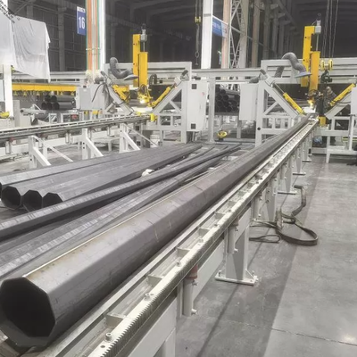 Grote diameter 600 mm Pulse MIG Light Pole Welding Machine met 12m Welding Stroke voor straatverlichting palen