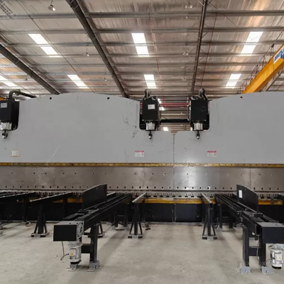 Heavy Duty 2×650Ton 7M CNC Tandem Press Brake voor de productie van lange conic en achthoekige lichte polen