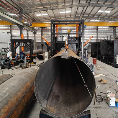 Diameterbereik 500~2500mm,5G paal, monopool, hoogmast paal gesloten lasmachine