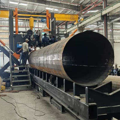 Diameterbereik 500~2500mm,5G paal, monopool, hoogmast paal gesloten lasmachine