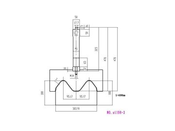Het buigende vorm/Persrem Bewerken van Wegvangrail productiehulpmiddelen